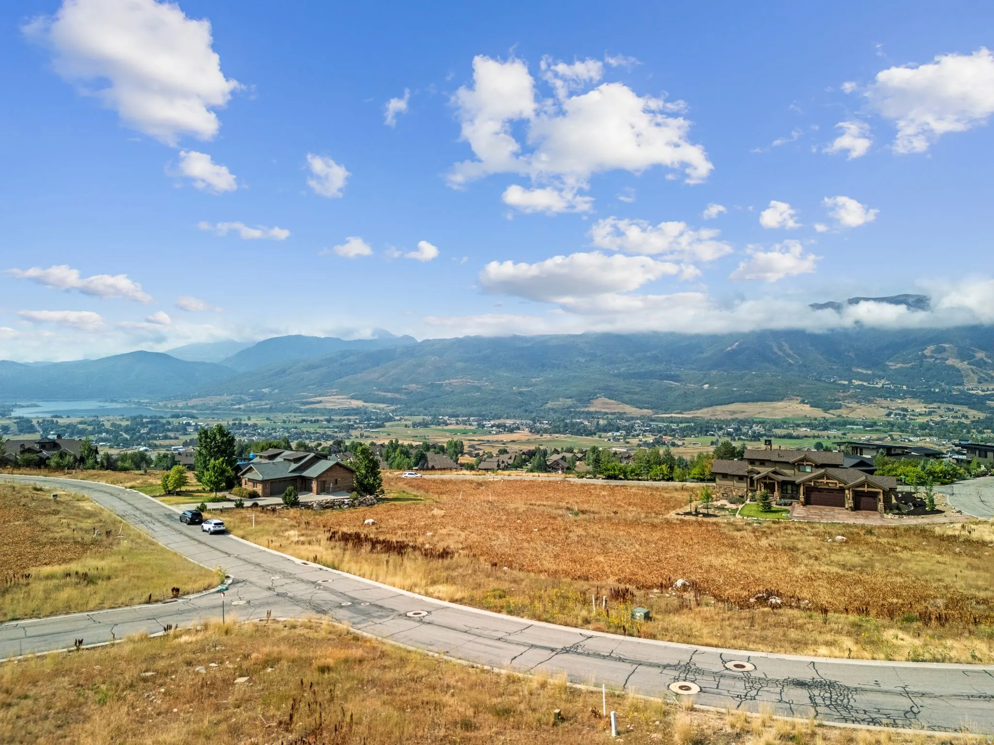 View of mountain background
