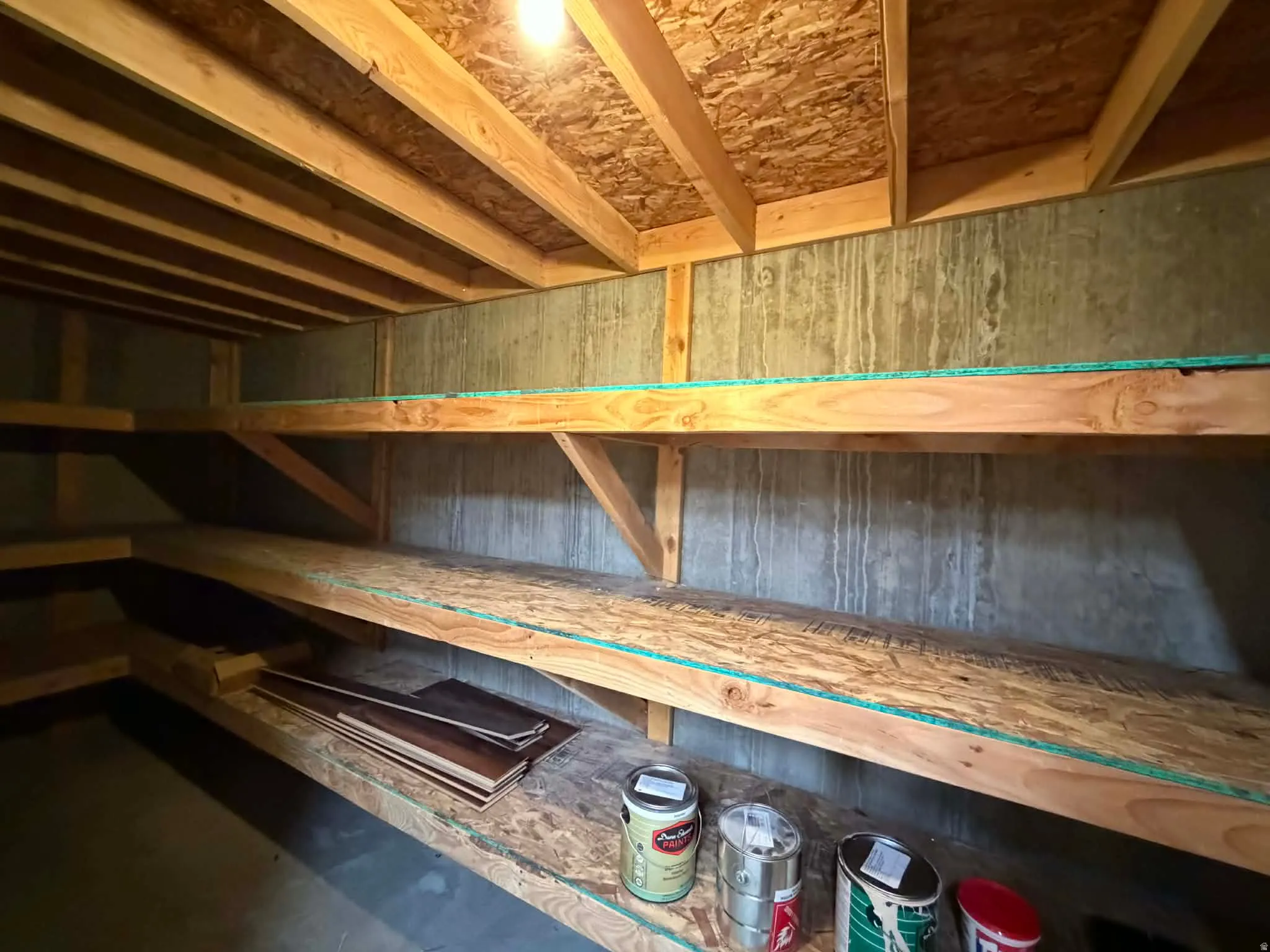 View of storage room