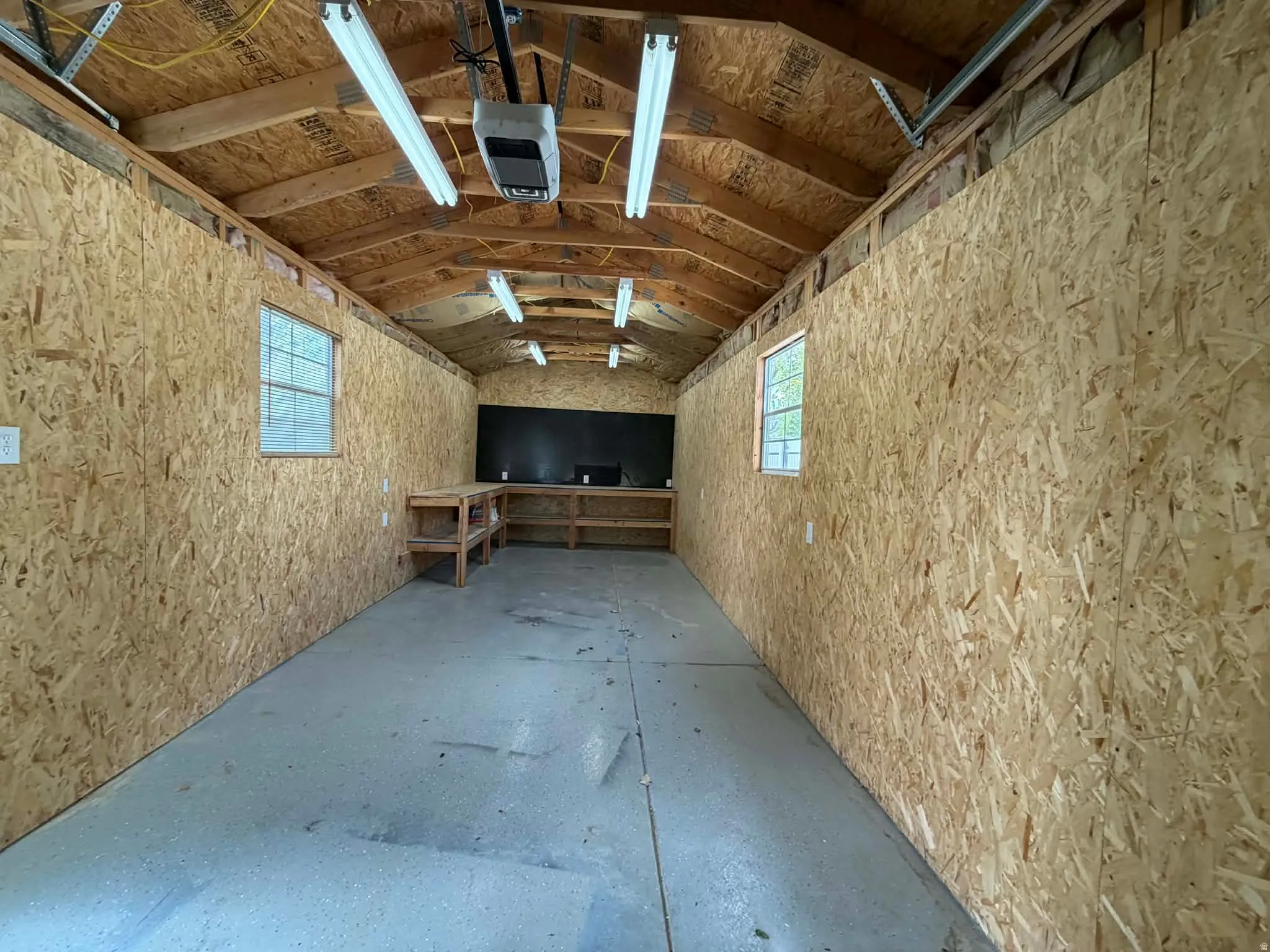 Storage area with a garage