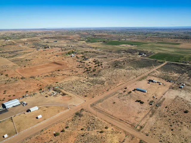 Aerial overview of property's location with rural landscape and a desert landscape