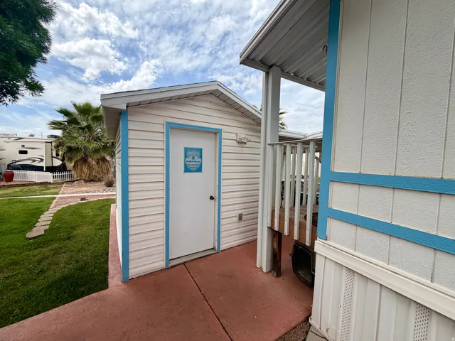 View of exterior entry