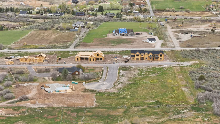 Vieew of lot 6 from South