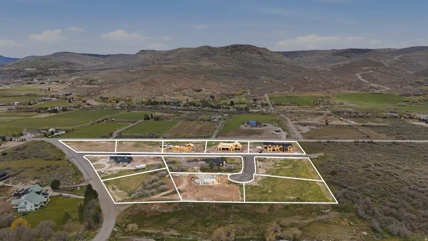 Subdivision showing all the lots looking North