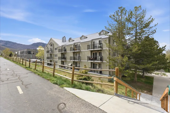 View of apartment building / complex with a mountain view