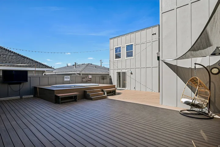 View of deck