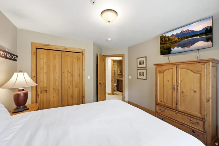 Bedroom featuring a closet