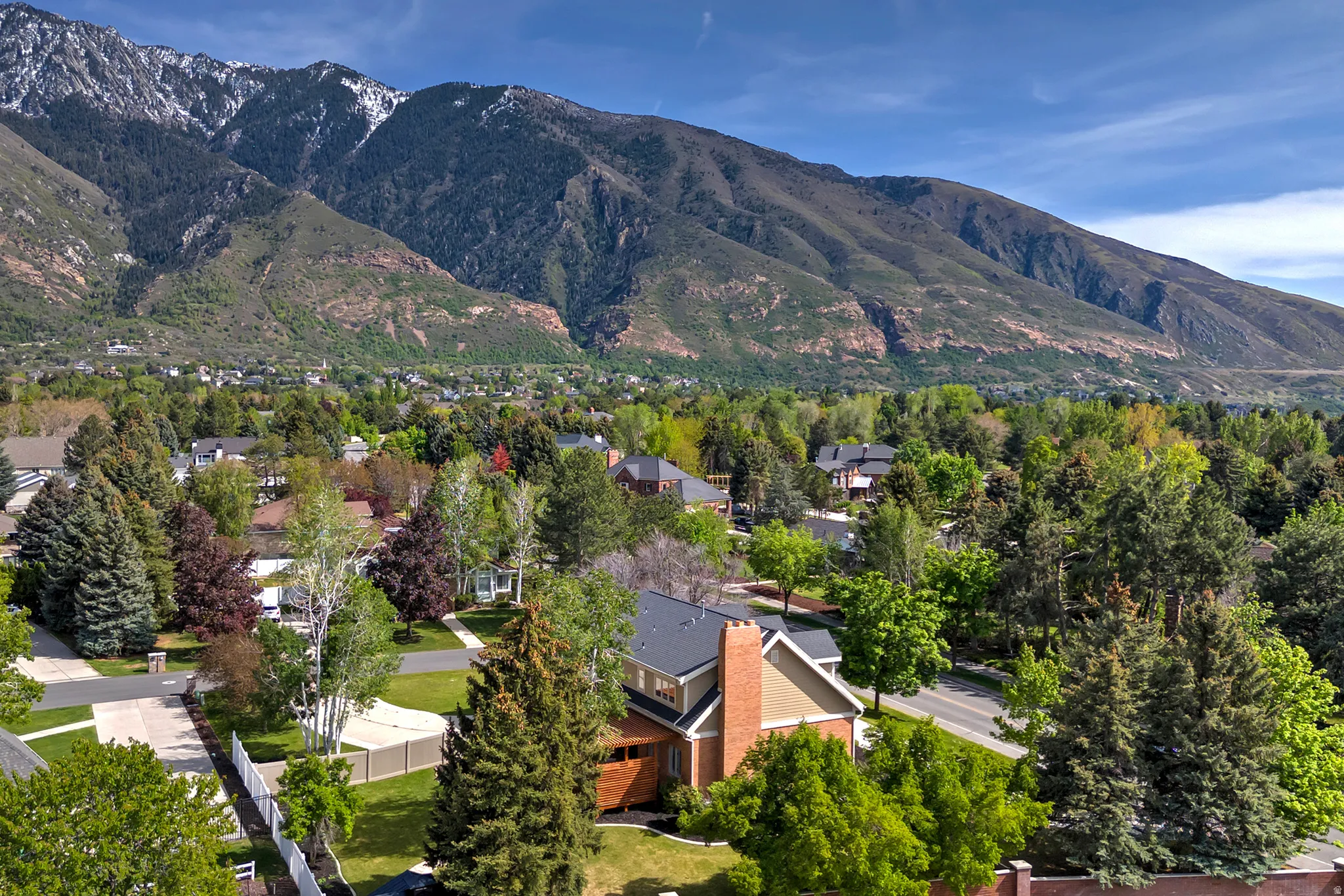 View of mountain backdrop