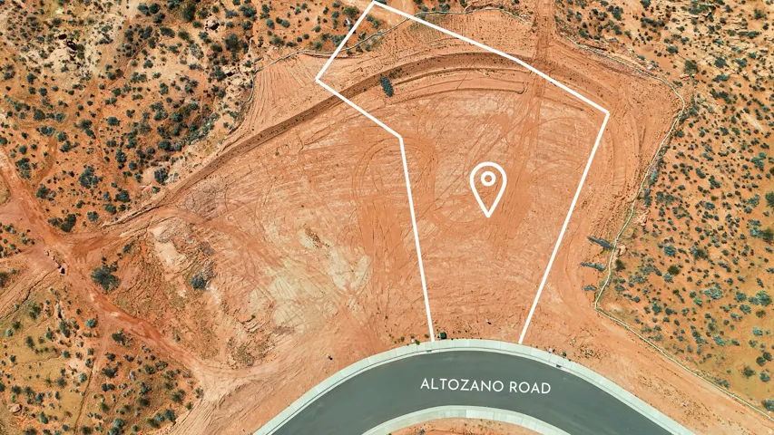 Graded lot with a paved road frontage on Altozano Road