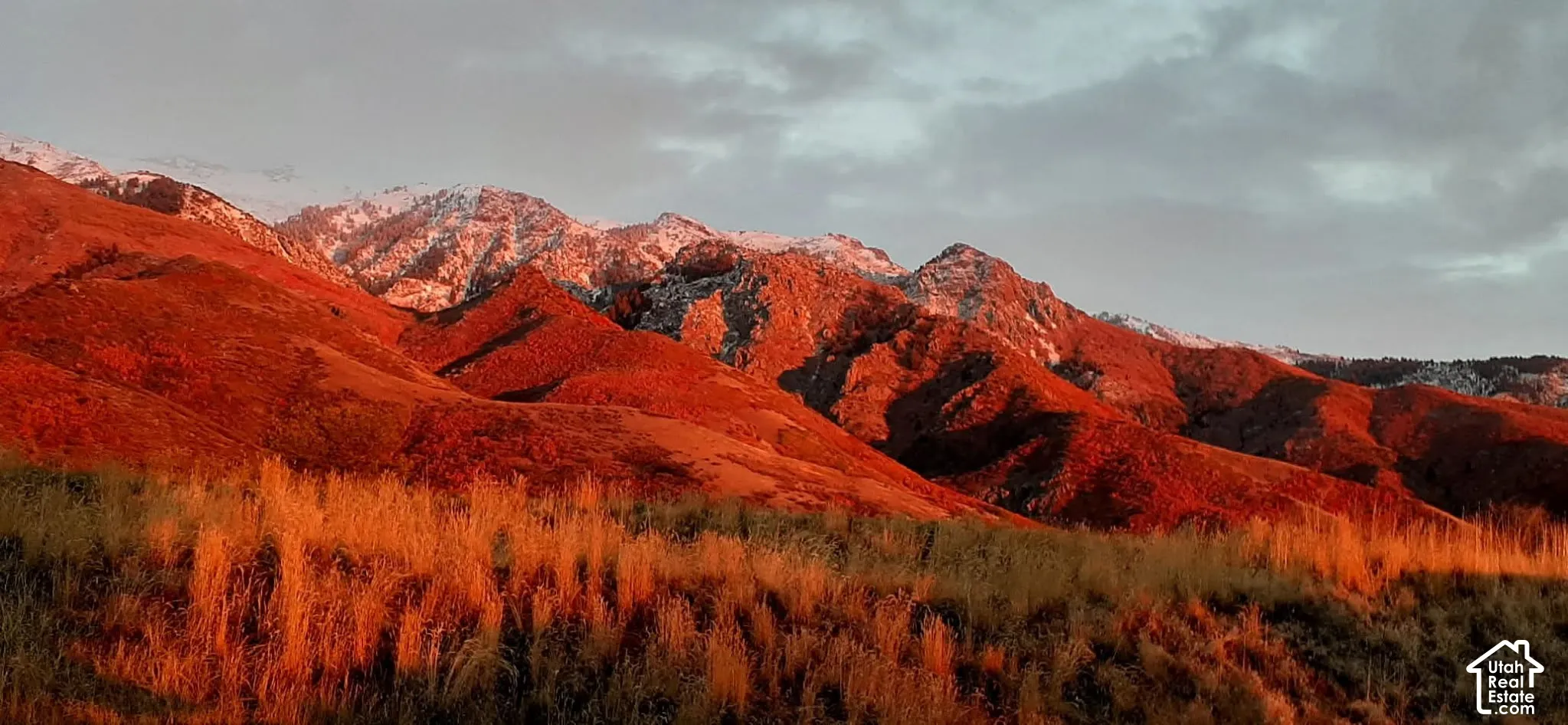 Sunset deck mountains views