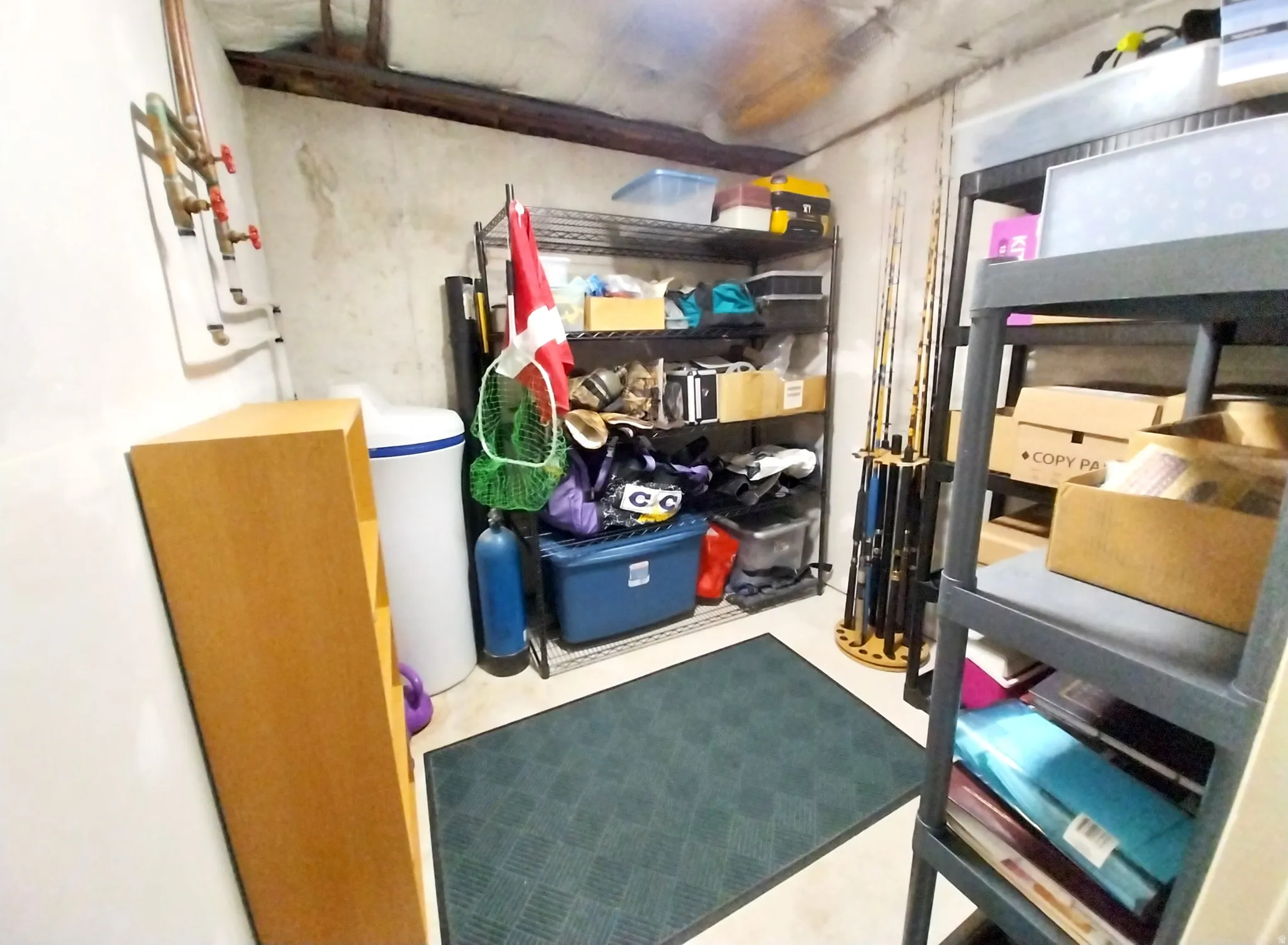 View of storage room