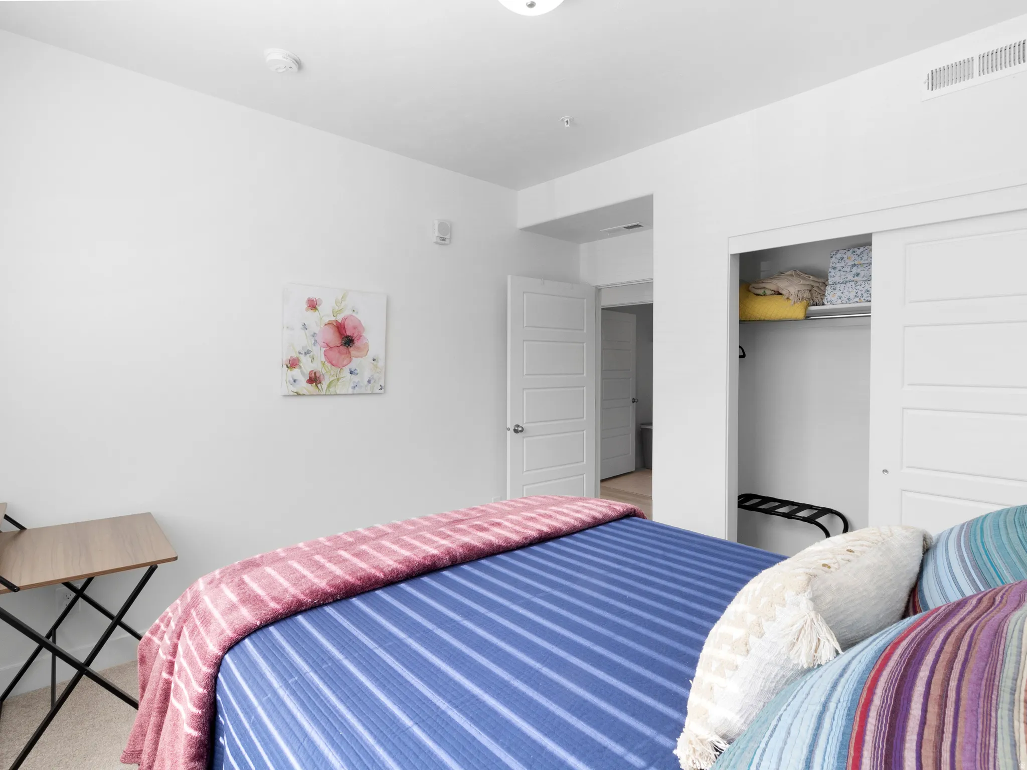 Bedroom featuring a closet
