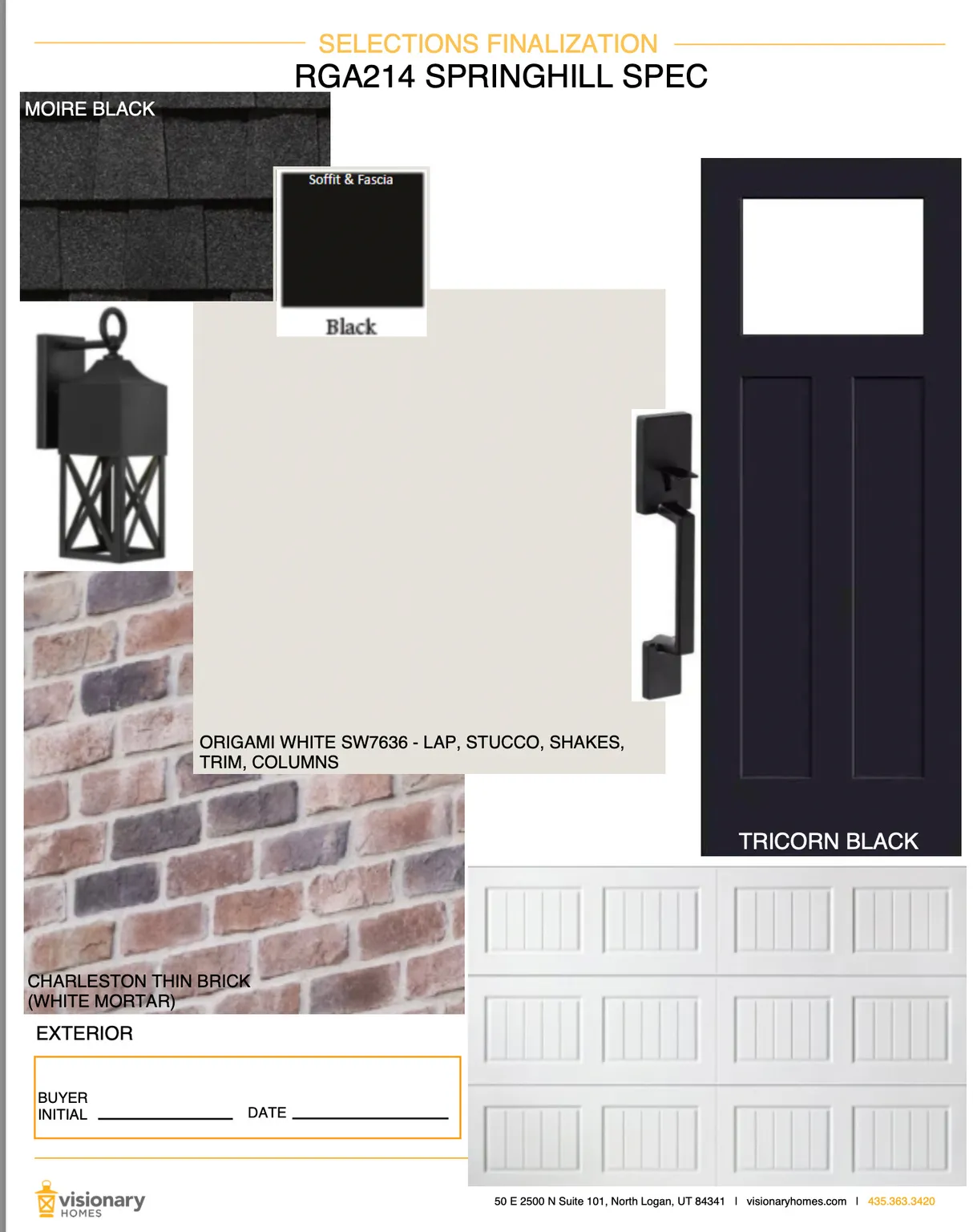 Actual Design Collections for this home.