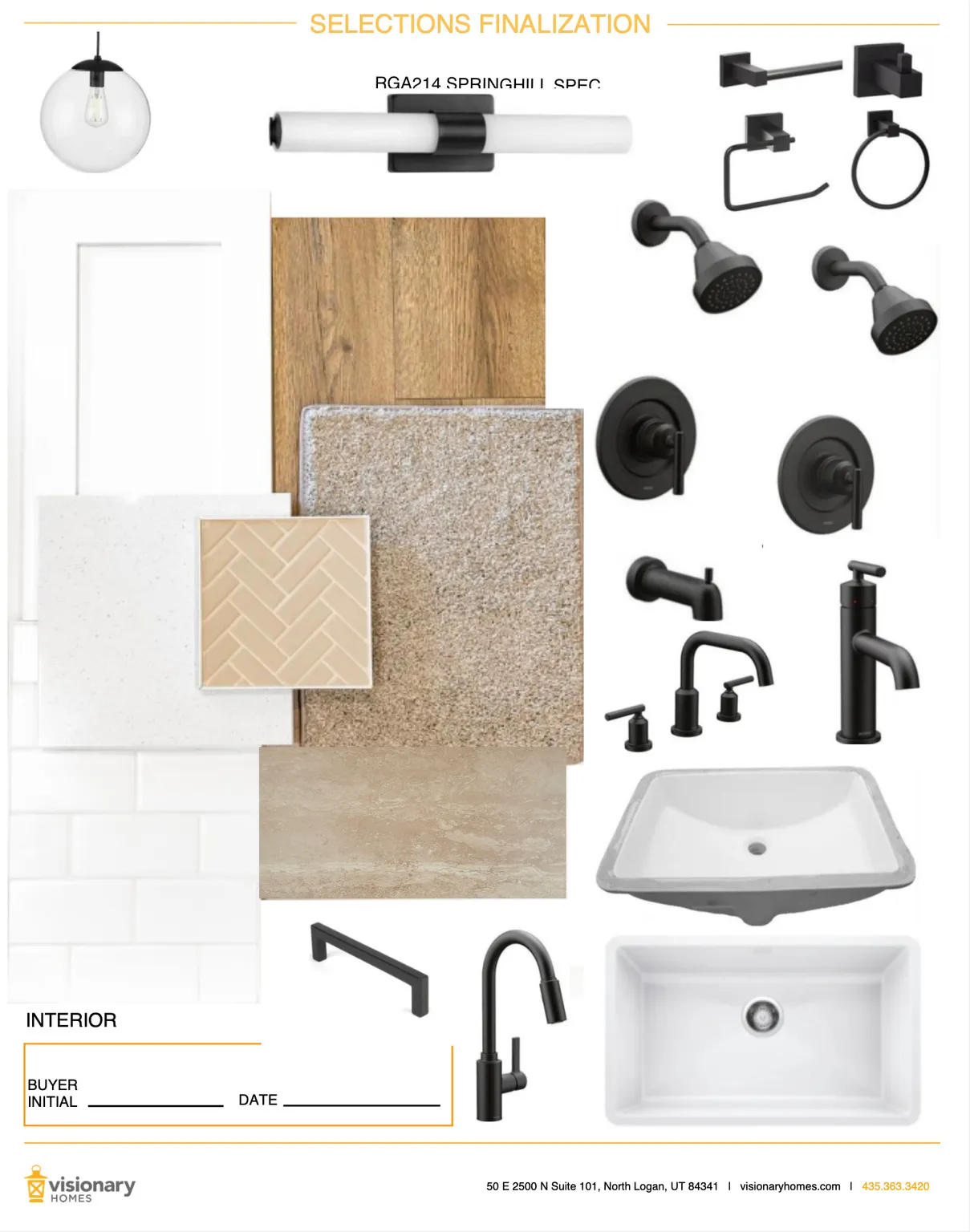 Actual Design Collections for this home.