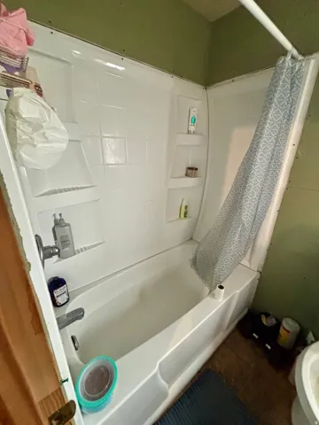 Bathroom 2 tub and shower.