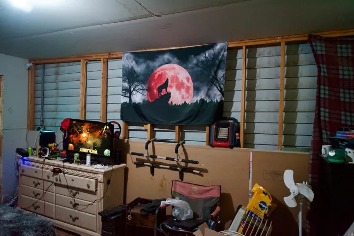 2nd bedroom in the add-on.