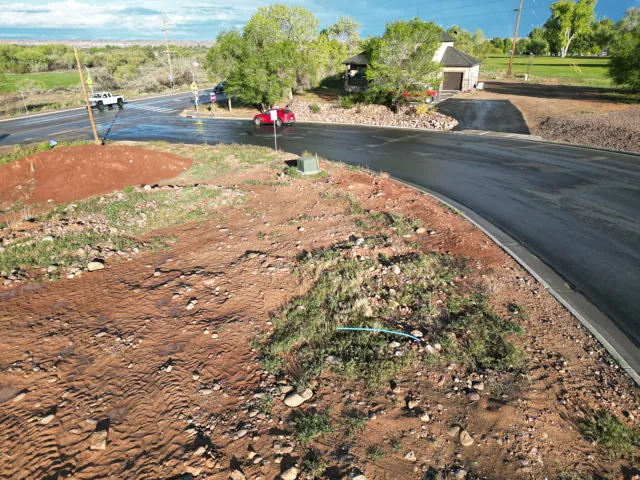 Water stubbed to property