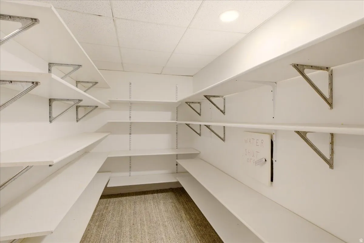 Basement storage