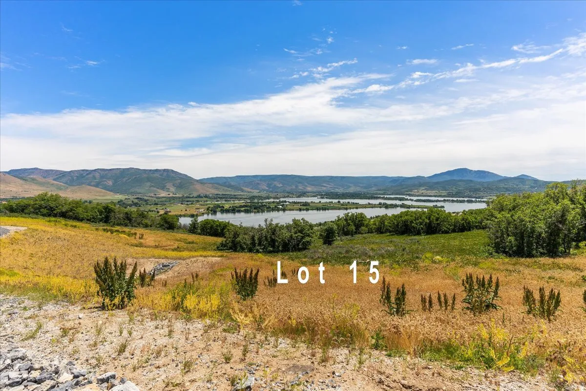 Mountain view with a nearby body of water