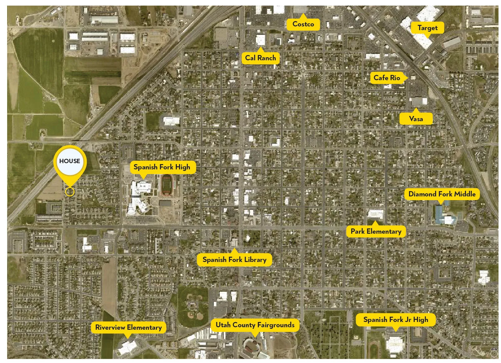 Property Location Map. Displaying the property's position relative to local establishments and infrastructure