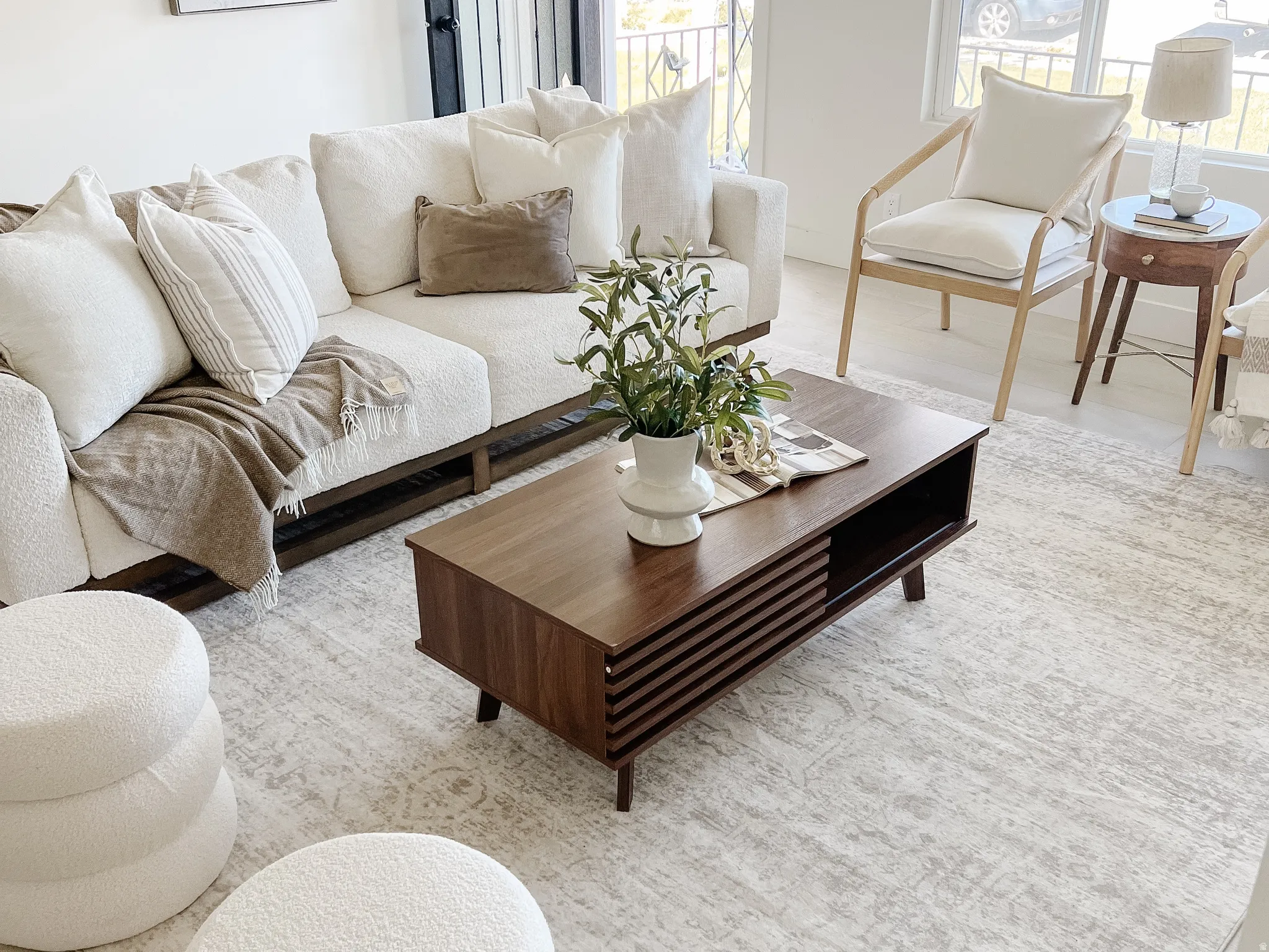View of living area