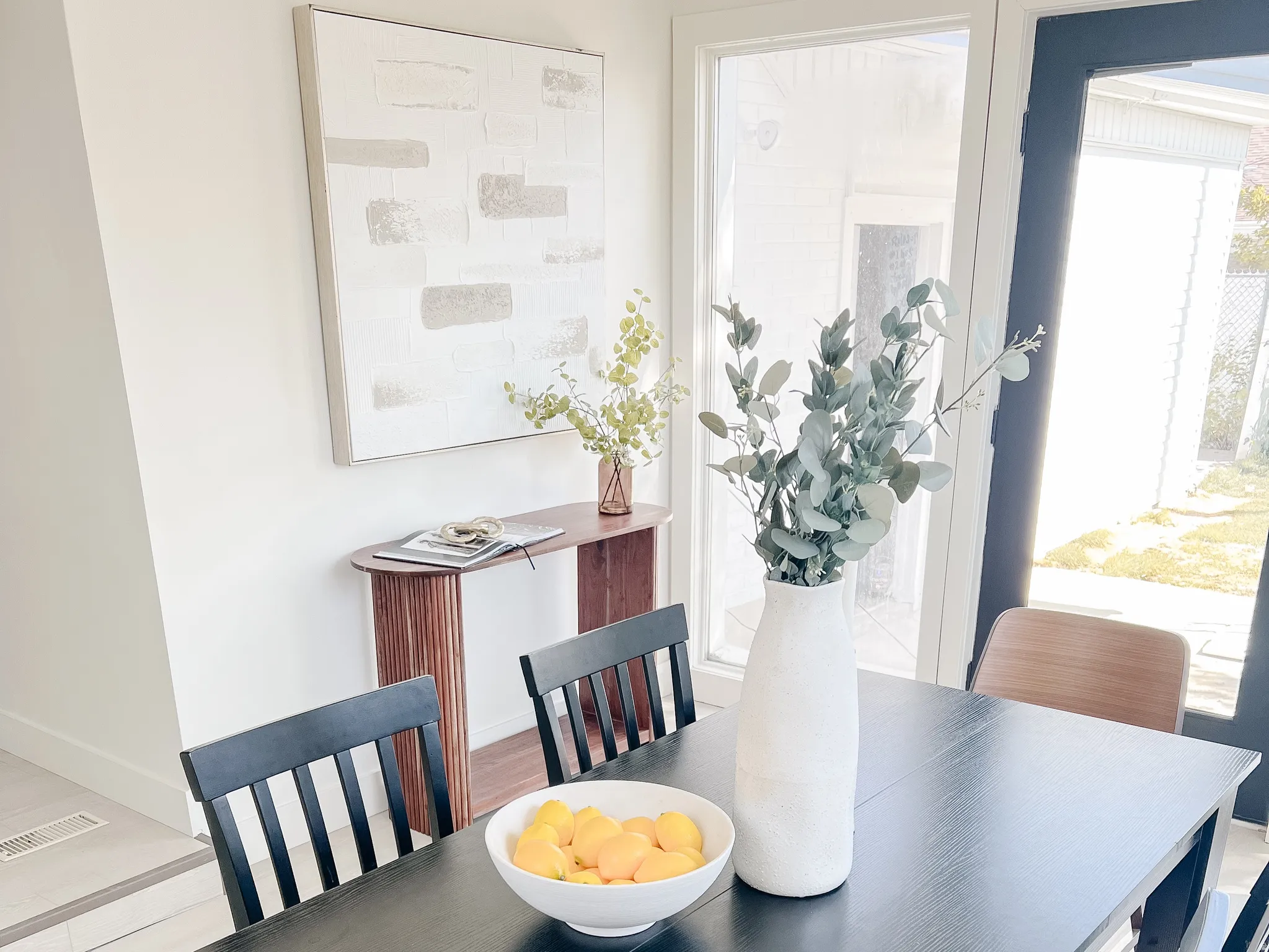 Dining area featuring baseboards