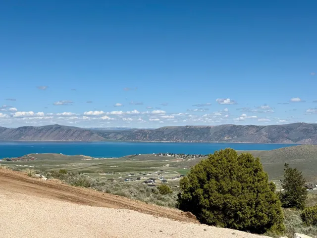 Water view featuring a mountain backdrop