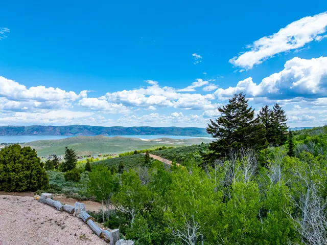 Mountain view and lake view