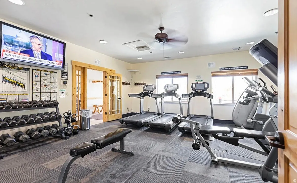 HOA fitness area