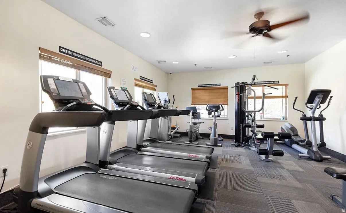 HOA fitness area