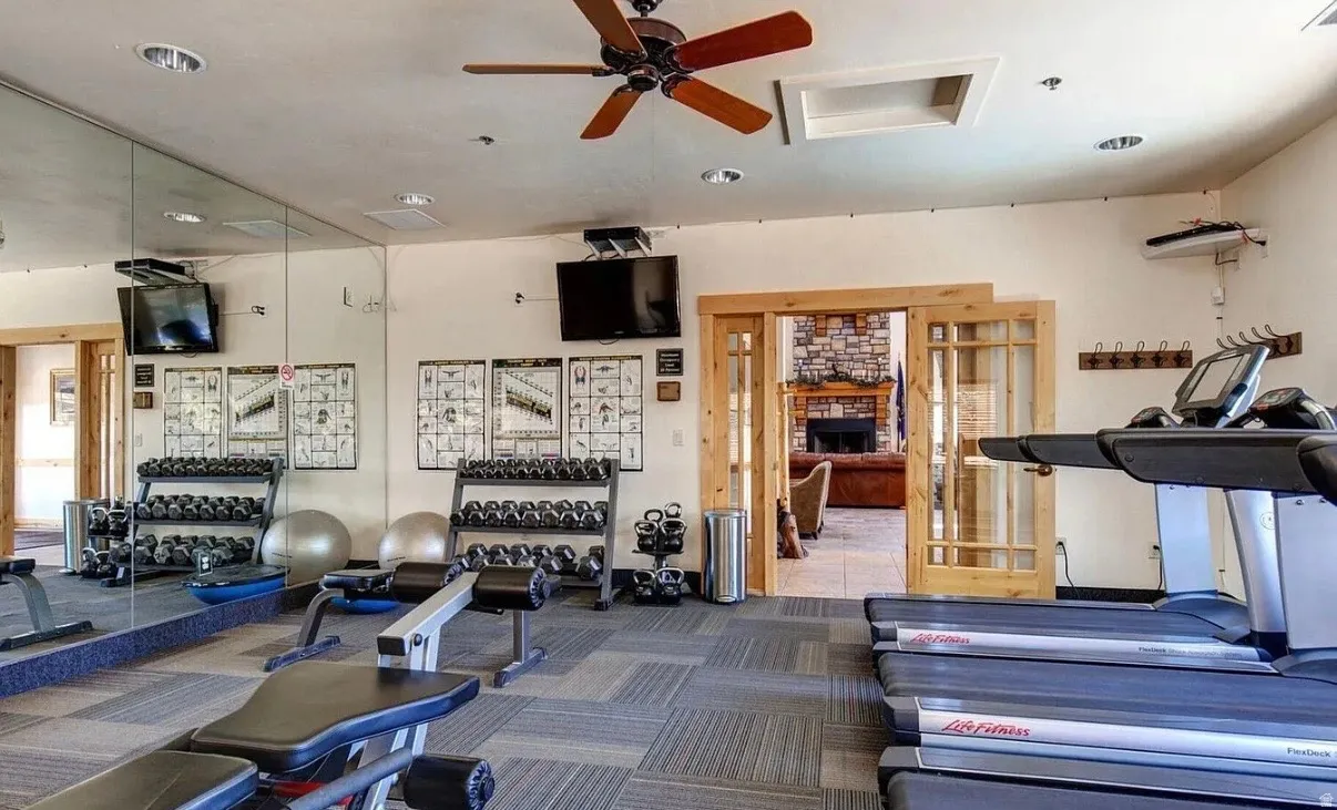 HOA fitness area
