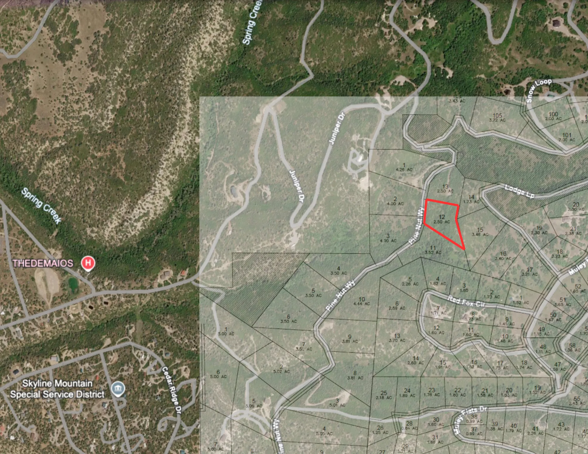 Map location