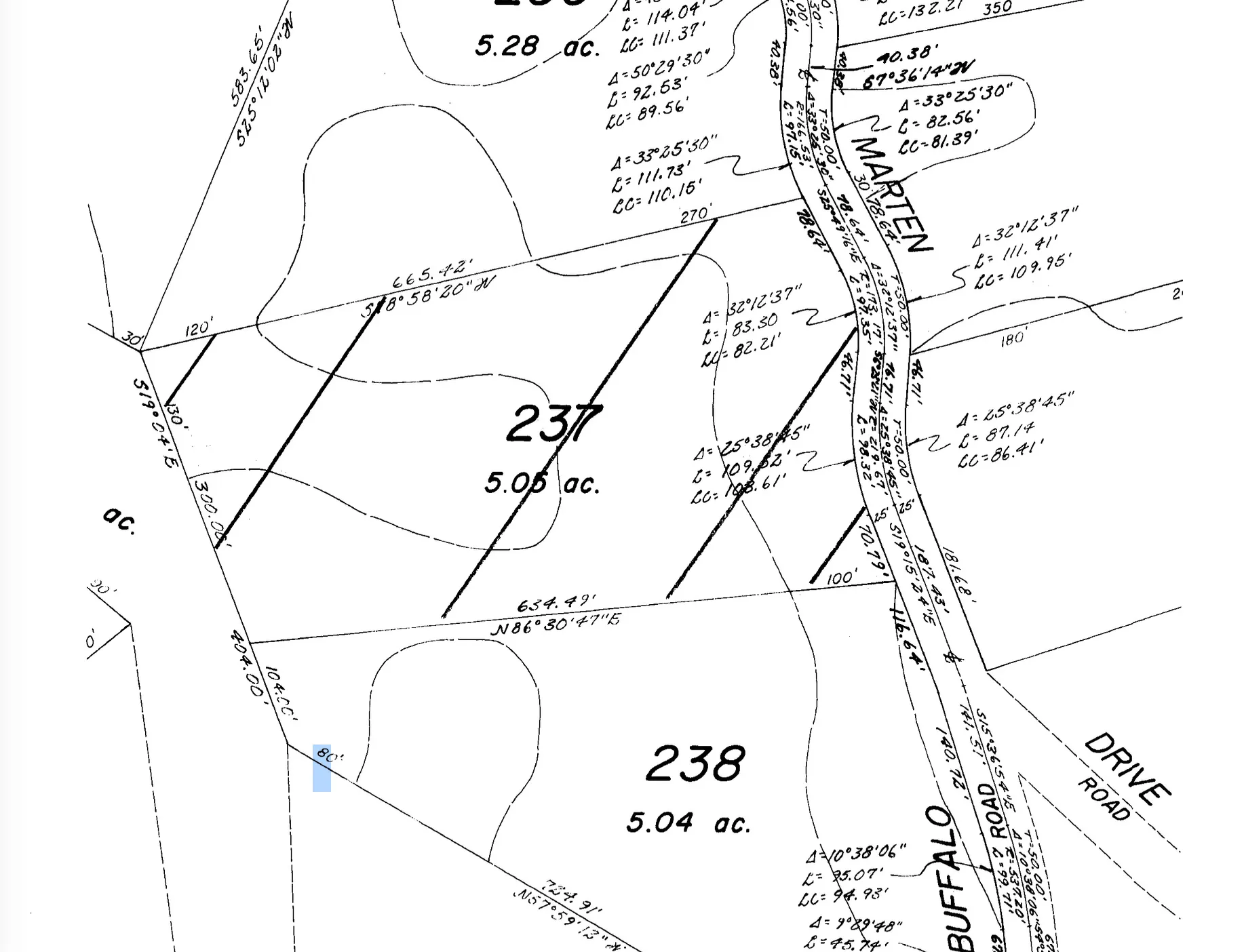 Plat Map. Illustrating property boundaries, dimensions, and parcel identification numbers for the property