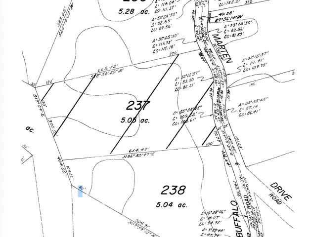 Plat Map. Illustrating property boundaries, dimensions, and parcel identification numbers for the property