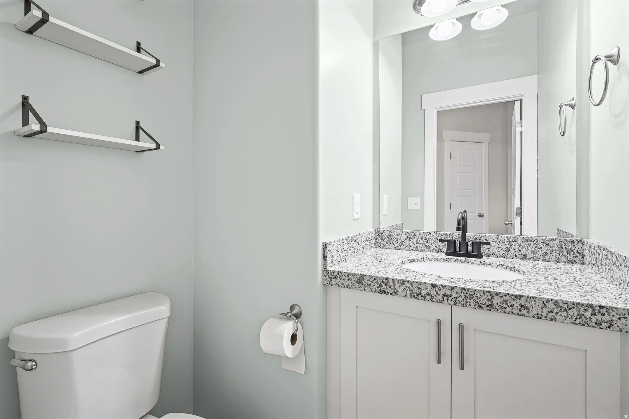 1/2 bathroom on main level