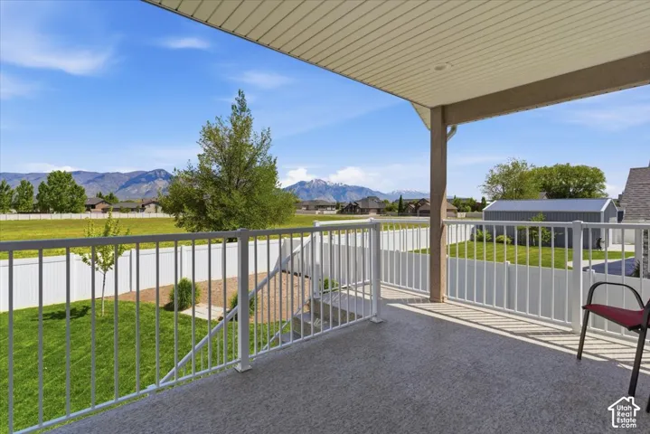 Covered outdoor deck with a bonded vinyl to protect and preserve the deck!