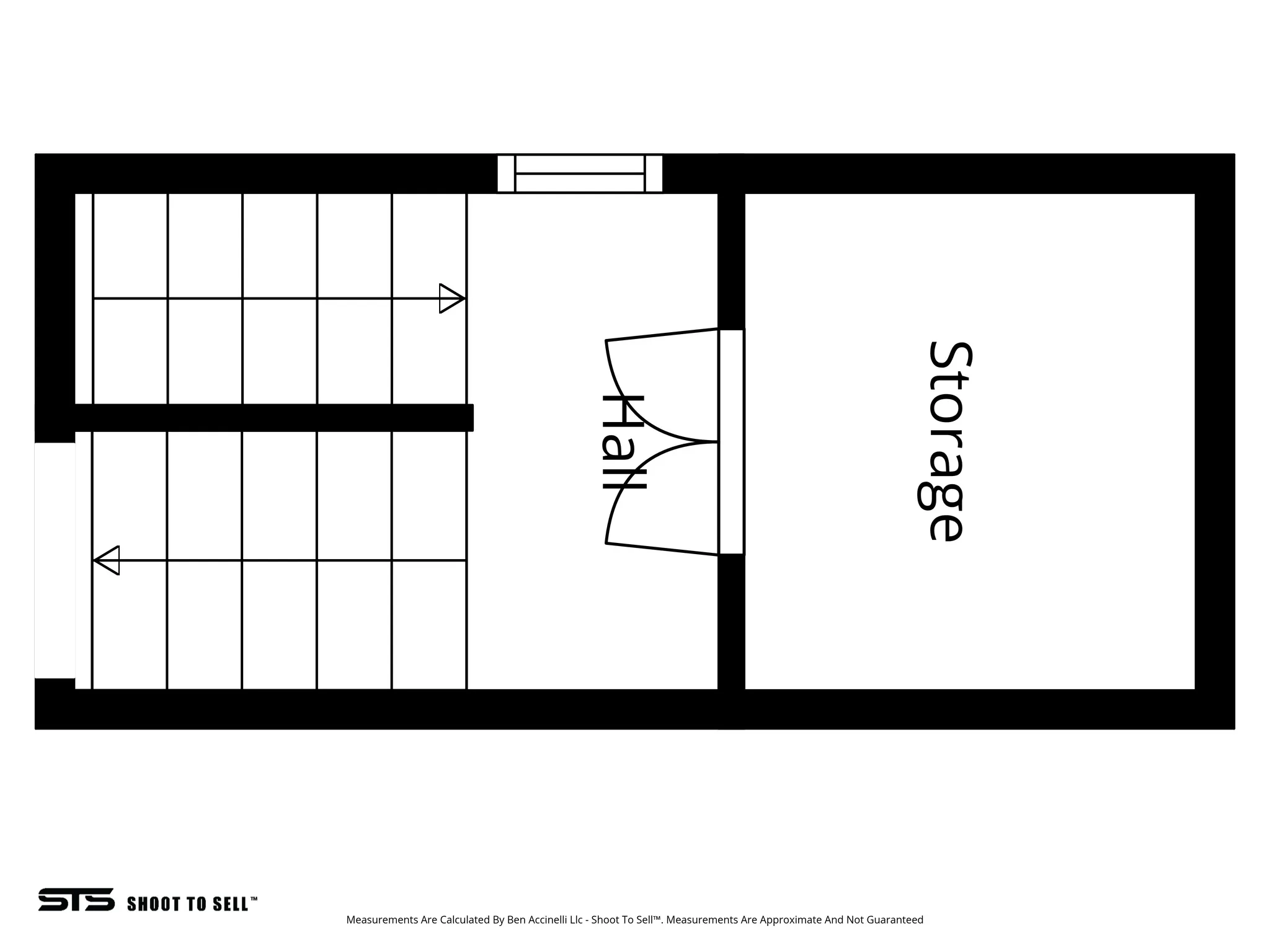 Stair way with storage