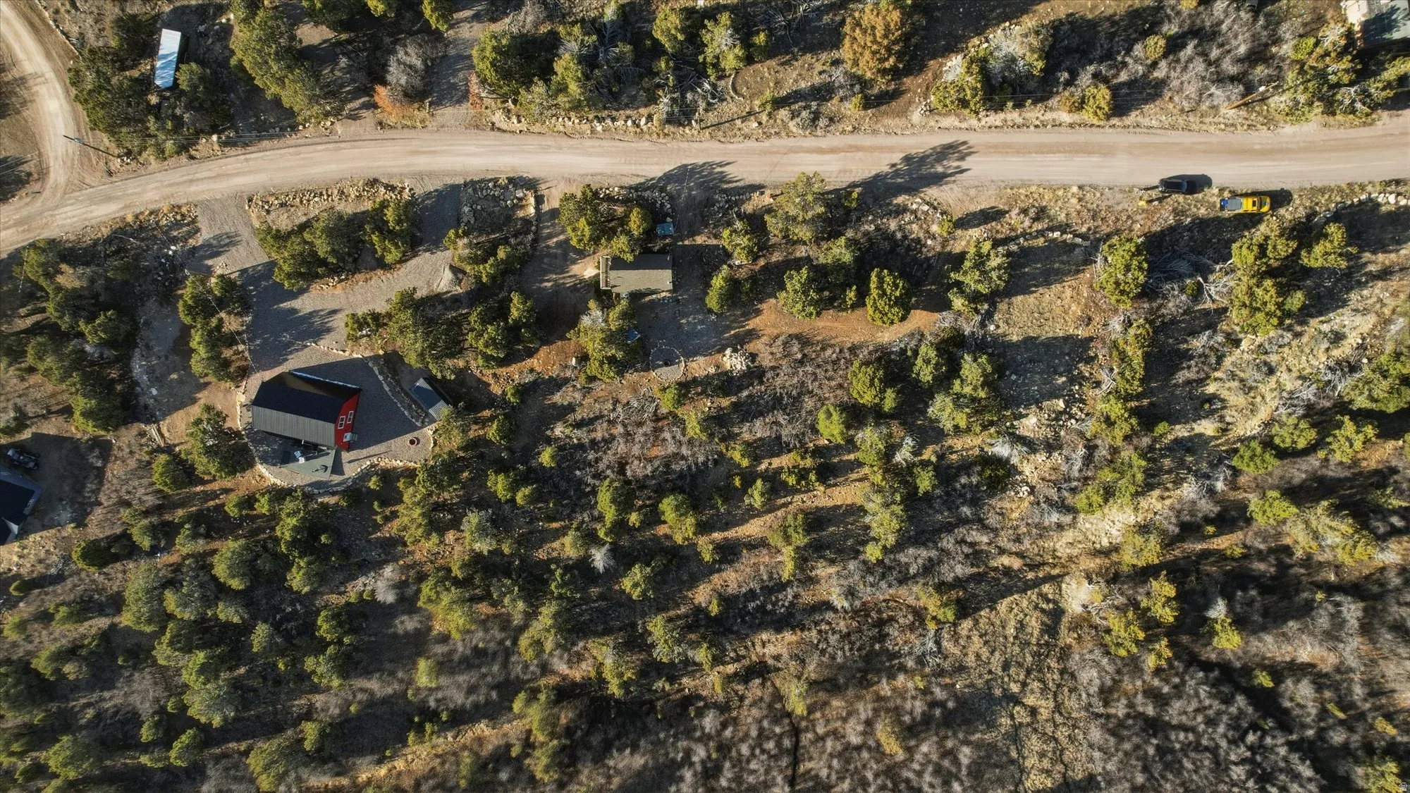 Aerial overview of property's location