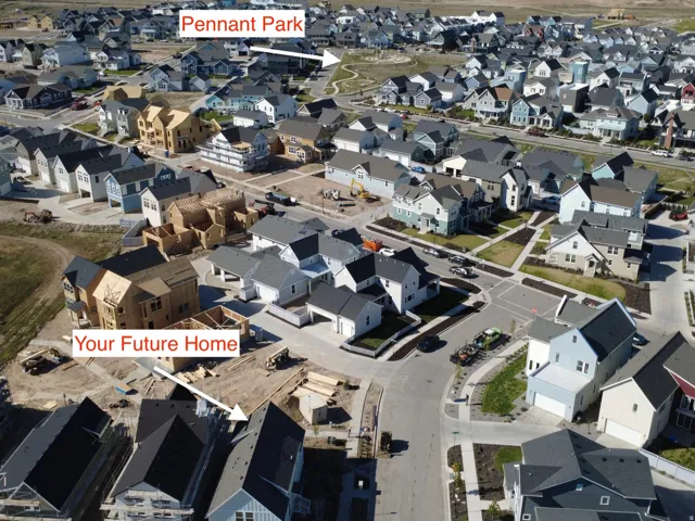 Aerial View with nearby amenities