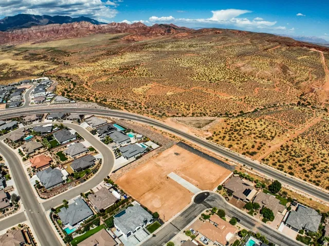 Cleared and graded building lot with direct road access