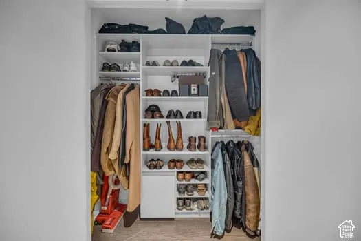 View of closet