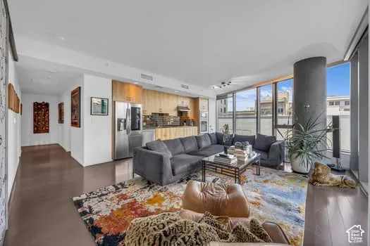 View of living area