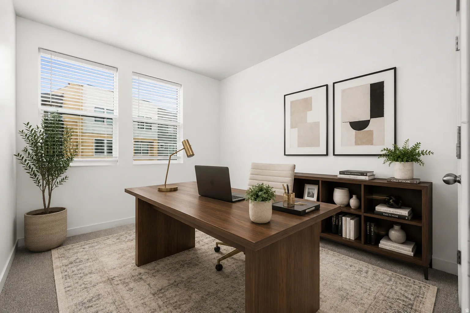 Office - Virtually Staged