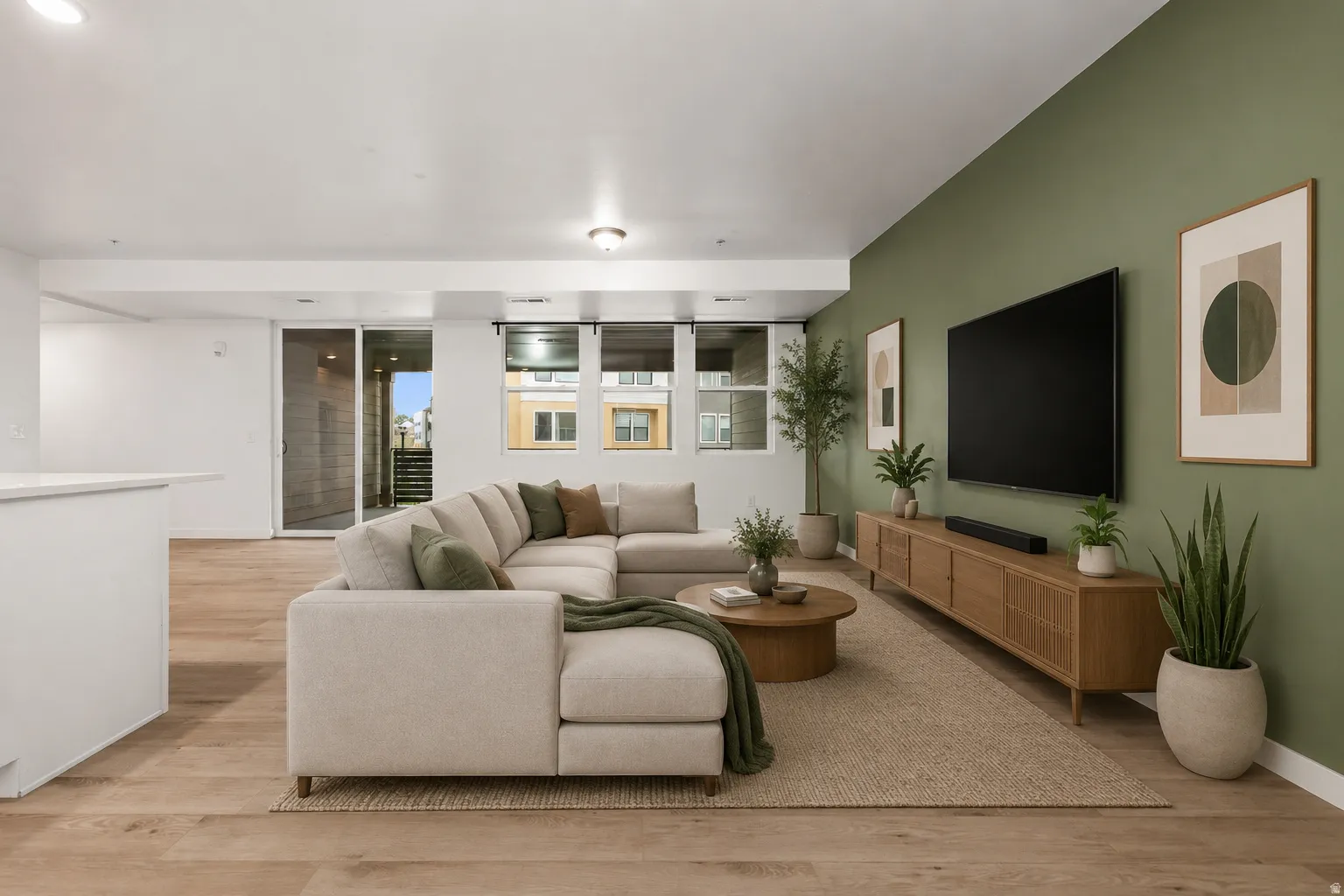 Living room - Virtually Staged