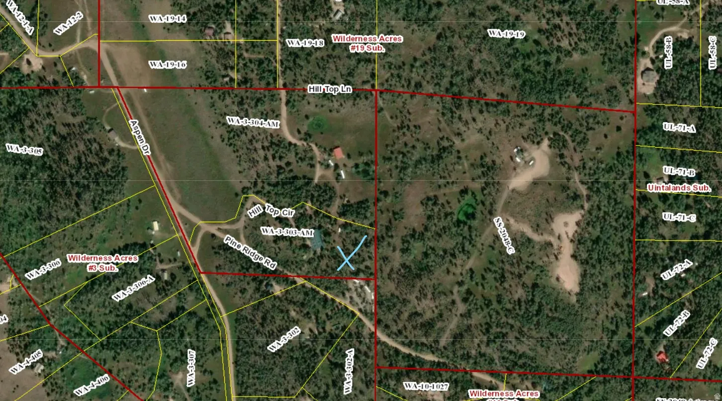 Property Survey. Illustrating parcel boundaries and geographical features of the property