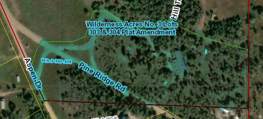 Plat Amendment. Depicting the amended plat for the property, including roads and lot boundaries