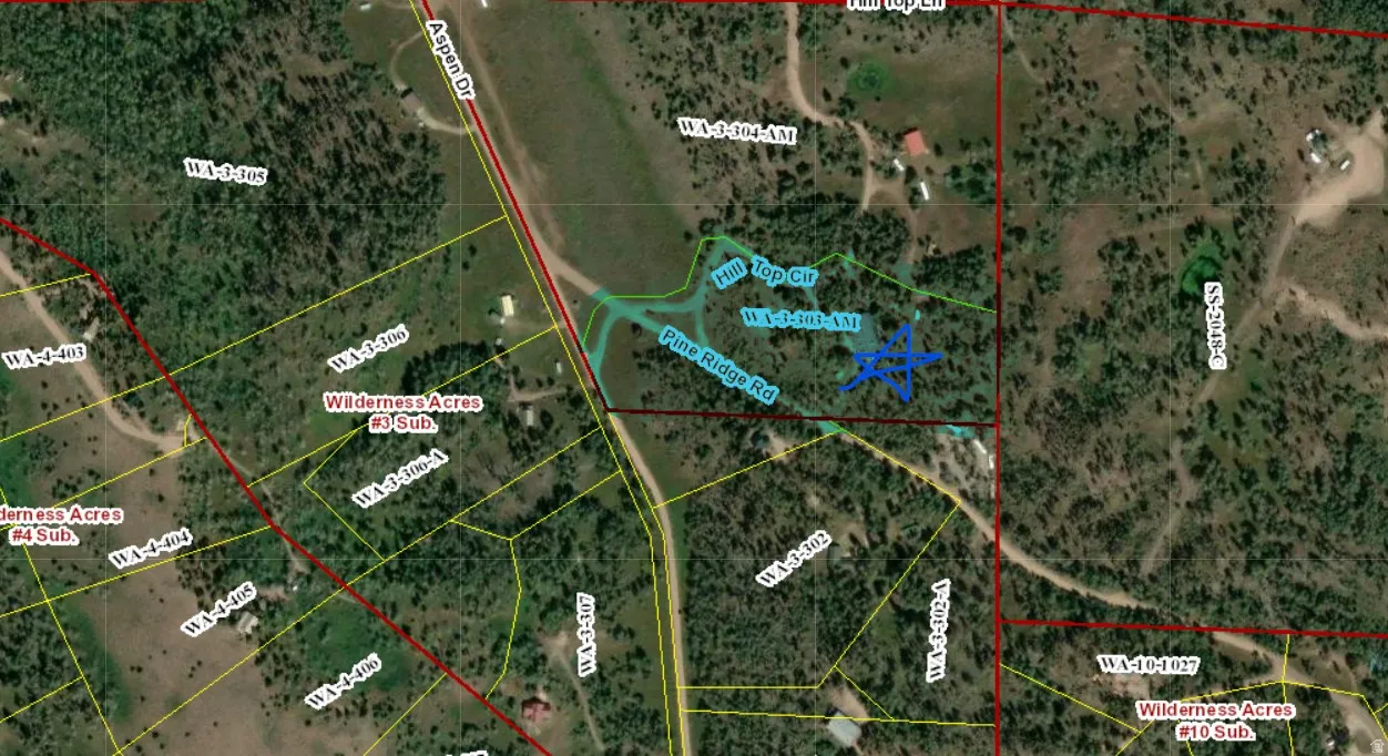 Plat Map. Illustrating property lines, parcel identification numbers, and roadways for the property