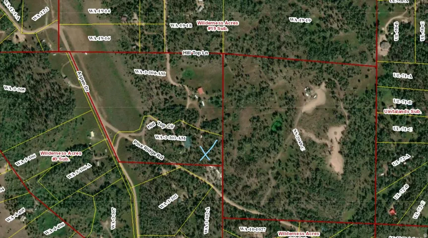 Property Survey. Illustrating parcel boundaries and geographical features of the property
