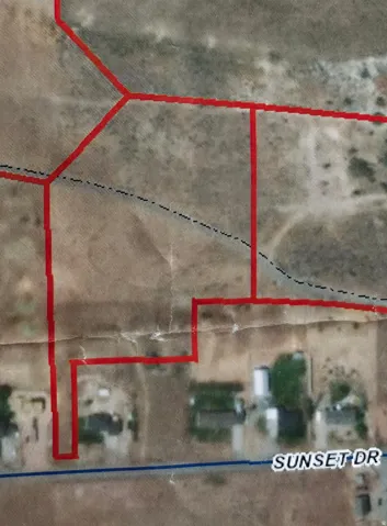 Property Plat Map. Displaying the property boundaries and surrounding area