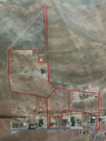 Property Plat Map. Displaying surrounding property boundaries of two adjacent properties for sale.