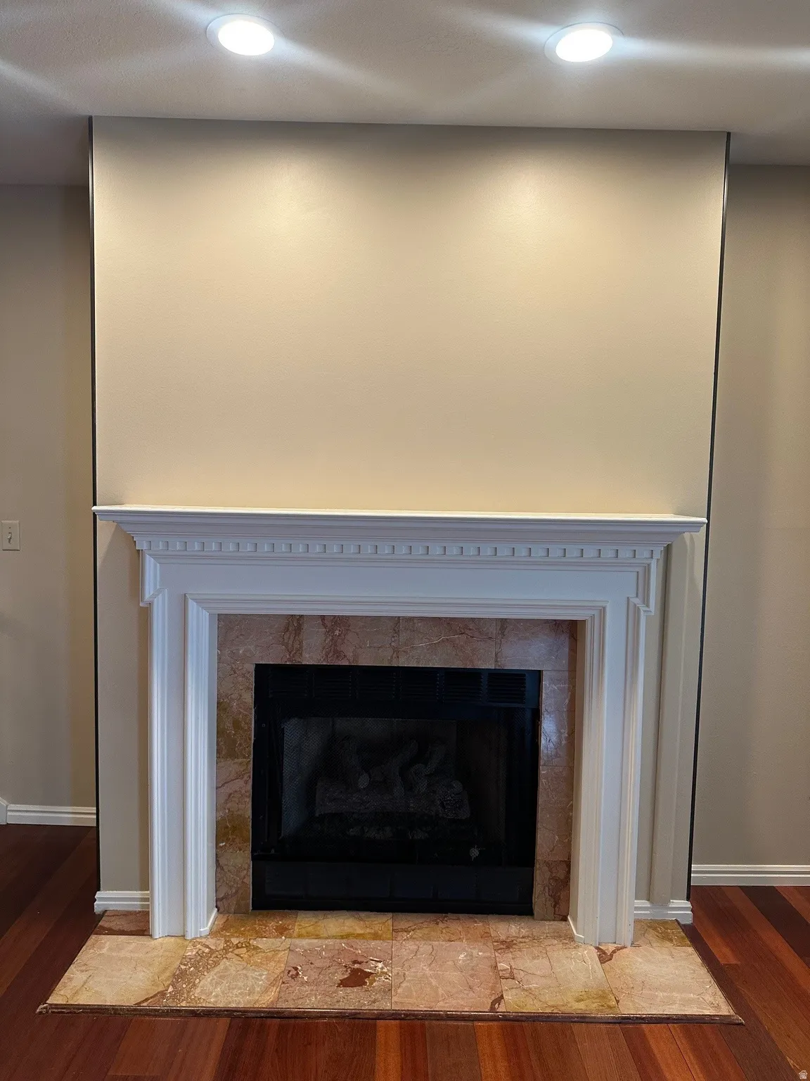 Fireplace in main living